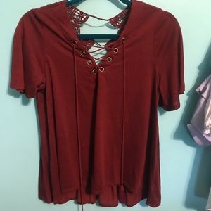Maroon Blouse